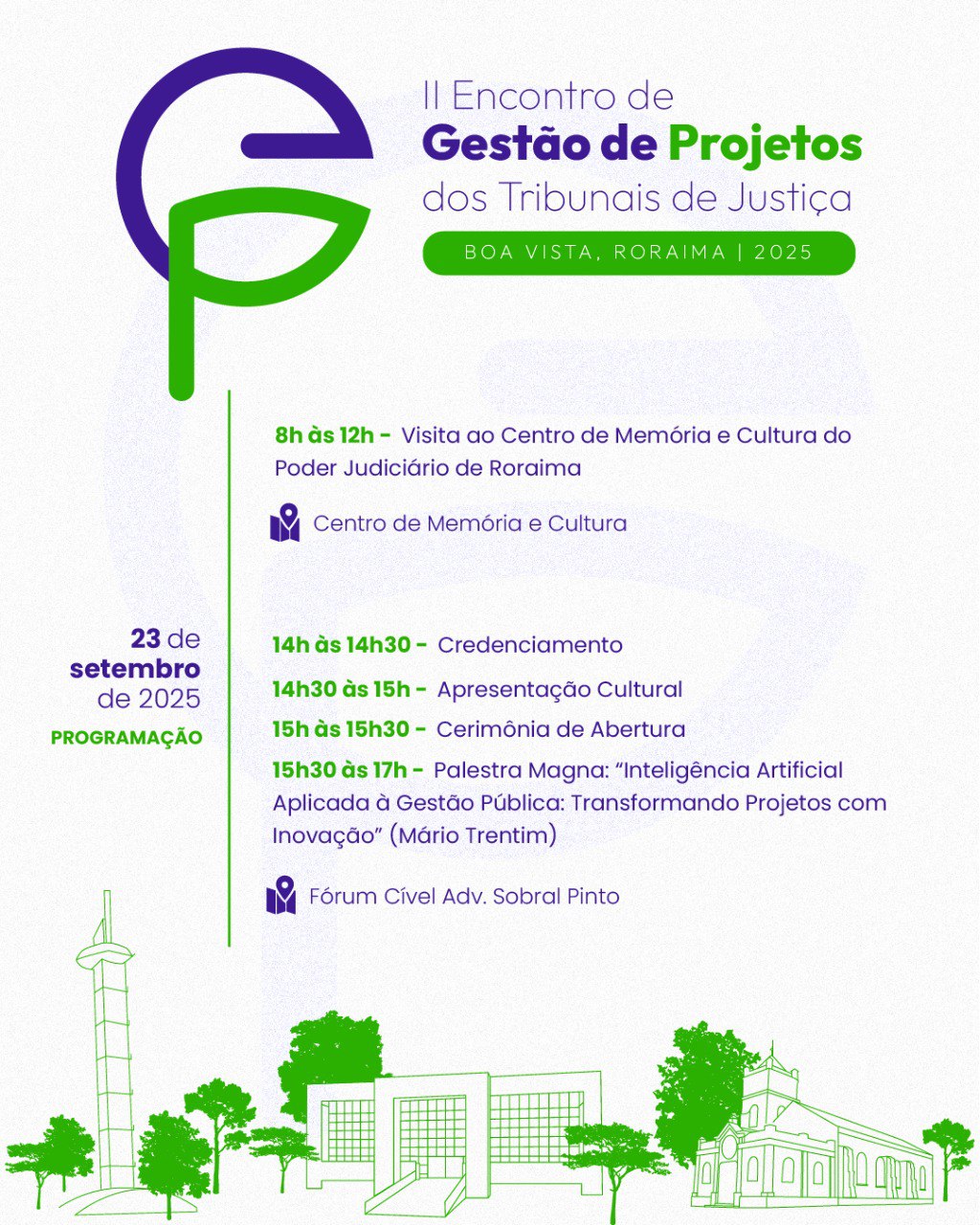 Programação Dia 1 - 23 de setembro